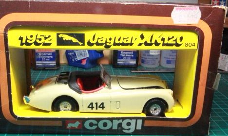 JAGUAR XK 120 #414  toy car collectible - Main Image 2