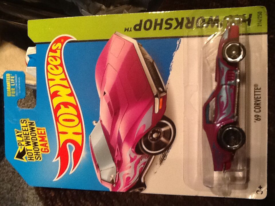 2014/214 ’69 Corvette - HW Workshop - 2014 Heat Fleet toy car collectible - Main Image 1