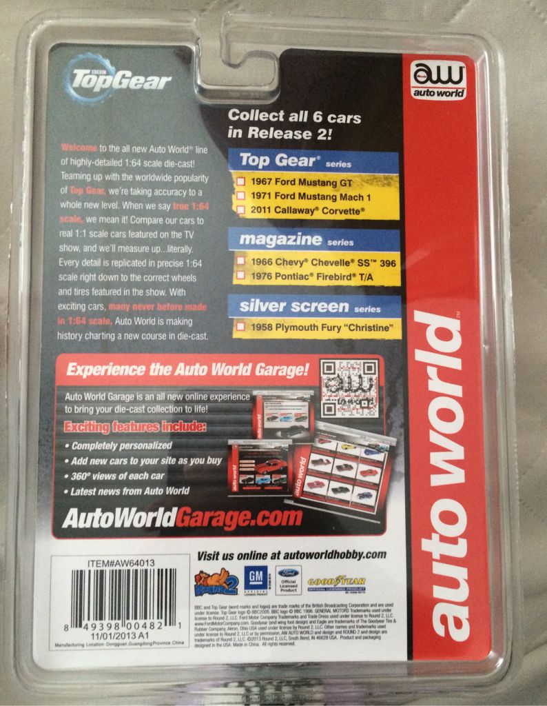 Auto World 2011 Callaway Corvette - . toy car collectible - Main Image 2