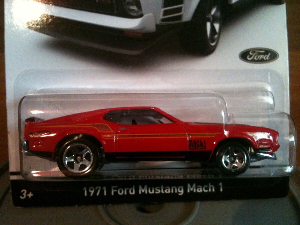 1971 Ford Mustang Mach 1 (STH) - HW Showroom toy car collectible - Main Image 1