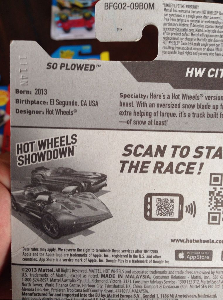 So Plowed - 2014 HW City - HW Rescue toy car collectible - Main Image 2