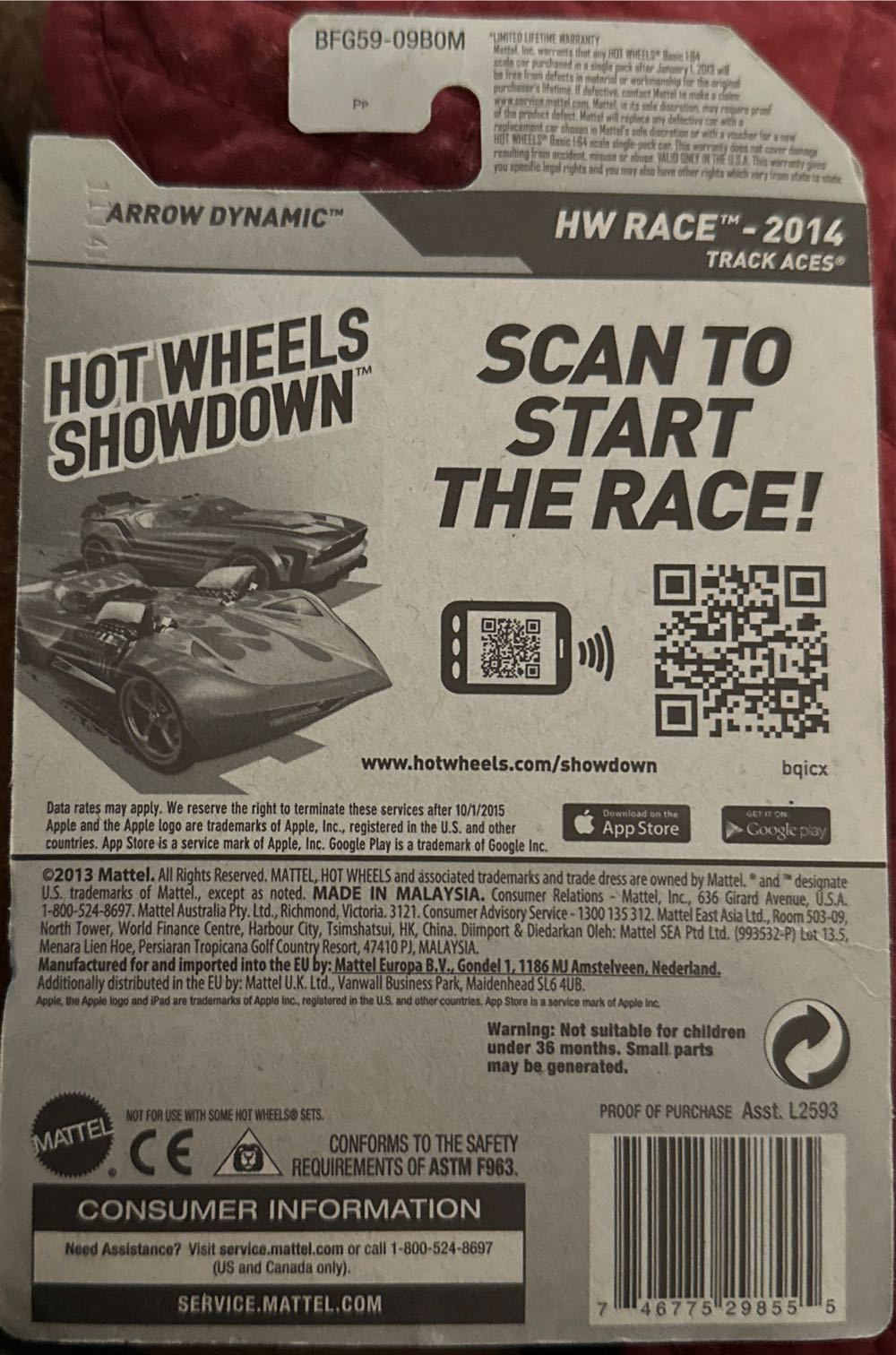 Arrow Dynamic - HW Race toy car collectible - Main Image 3