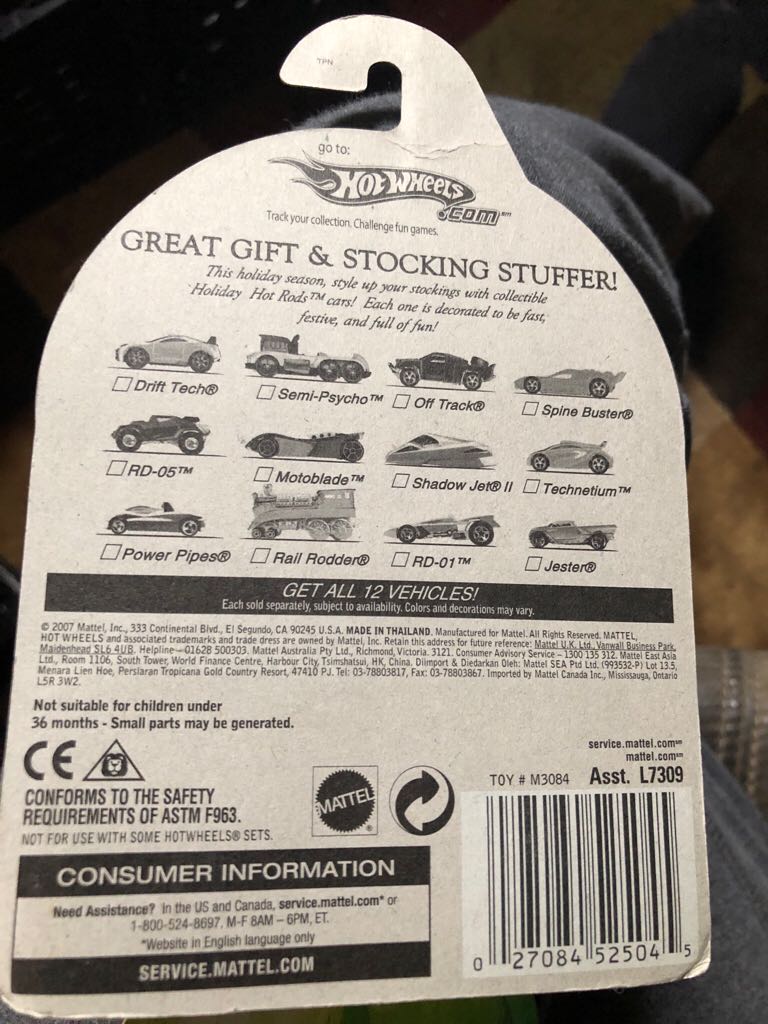 Holiday Rods /Power Pipes - 2007 Holiday Rods toy car collectible - Main Image 2