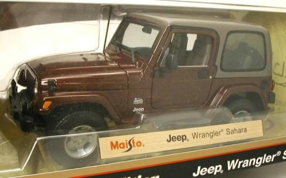 Maisto Jeep Wrangler Sahara - Maisto toy car collectible - Main Image 2
