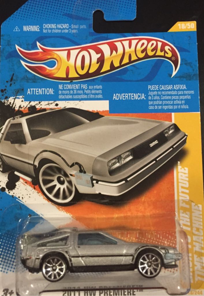 Hotwheels ’81 Delorean DMC-12  toy car collectible - Main Image 2