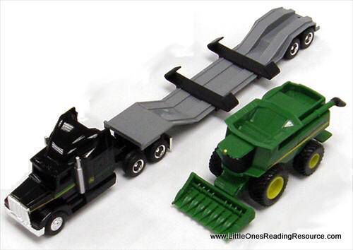 Hauler Semi And Combine  toy car collectible - Main Image 2