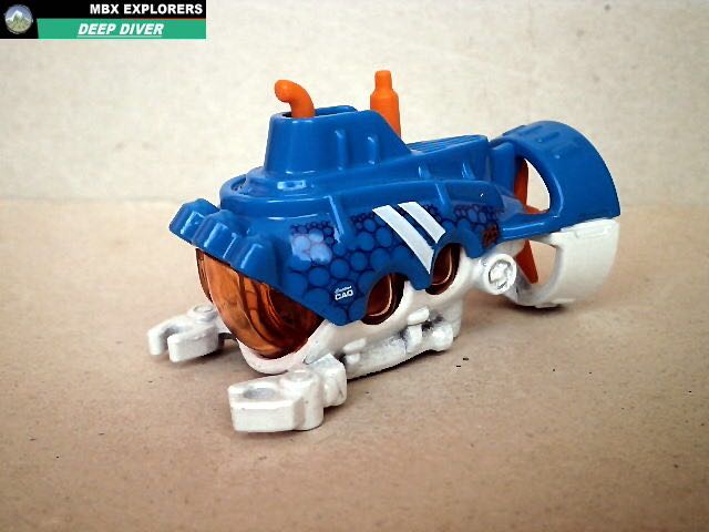 Deep Diver - 2014 MBX Explorers toy car collectible - Main Image 2