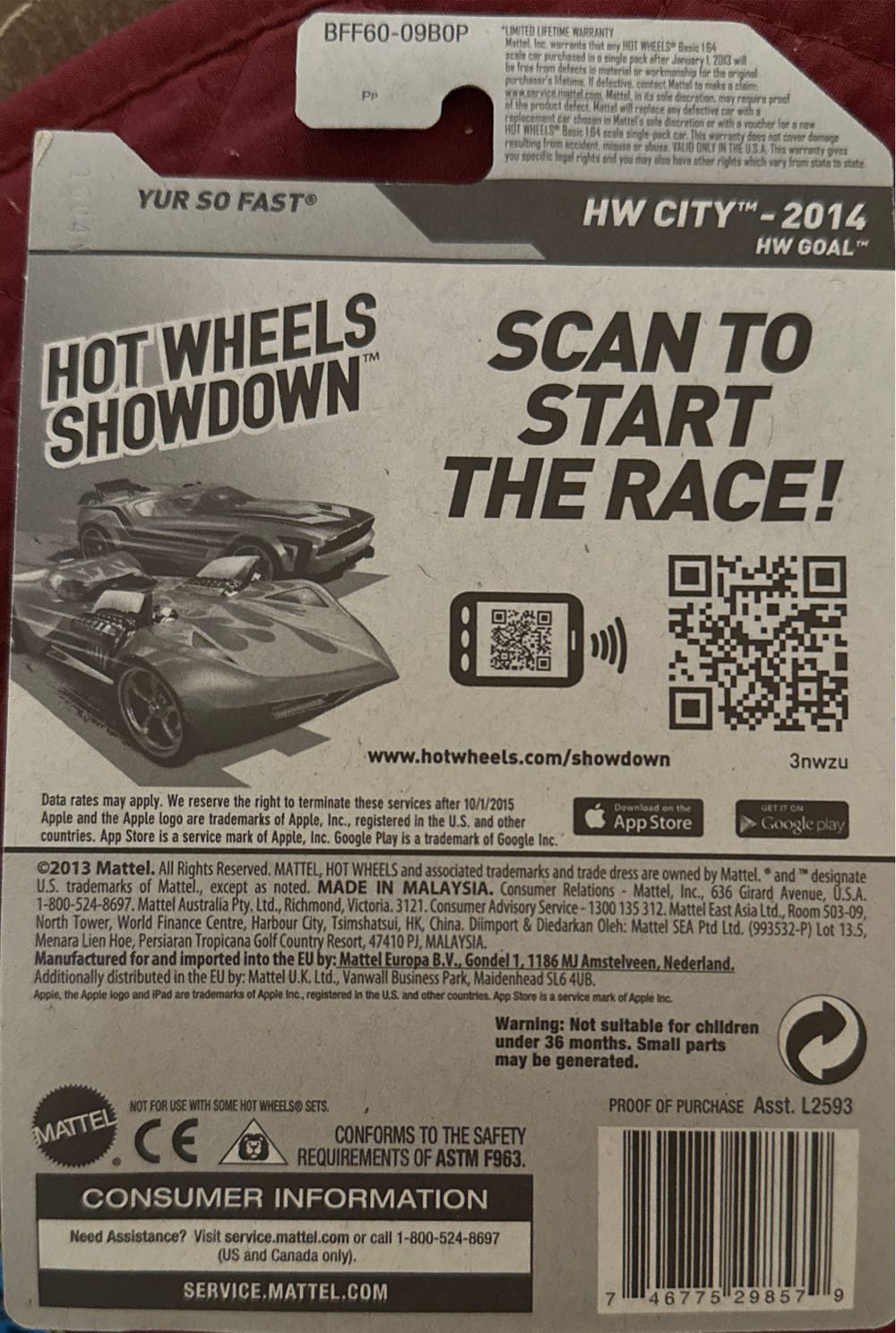 Yur So Fast - ’14 HW City toy car collectible - Main Image 3