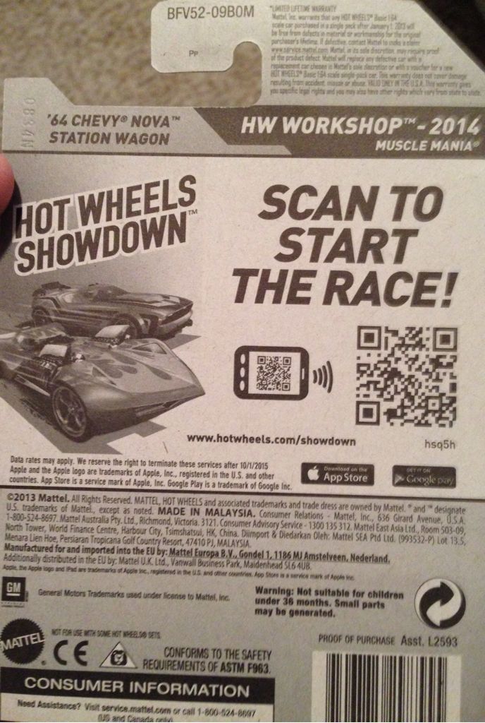 64 Chevy Nova Station Wagon - ’14 HW Workshop toy car collectible - Main Image 2