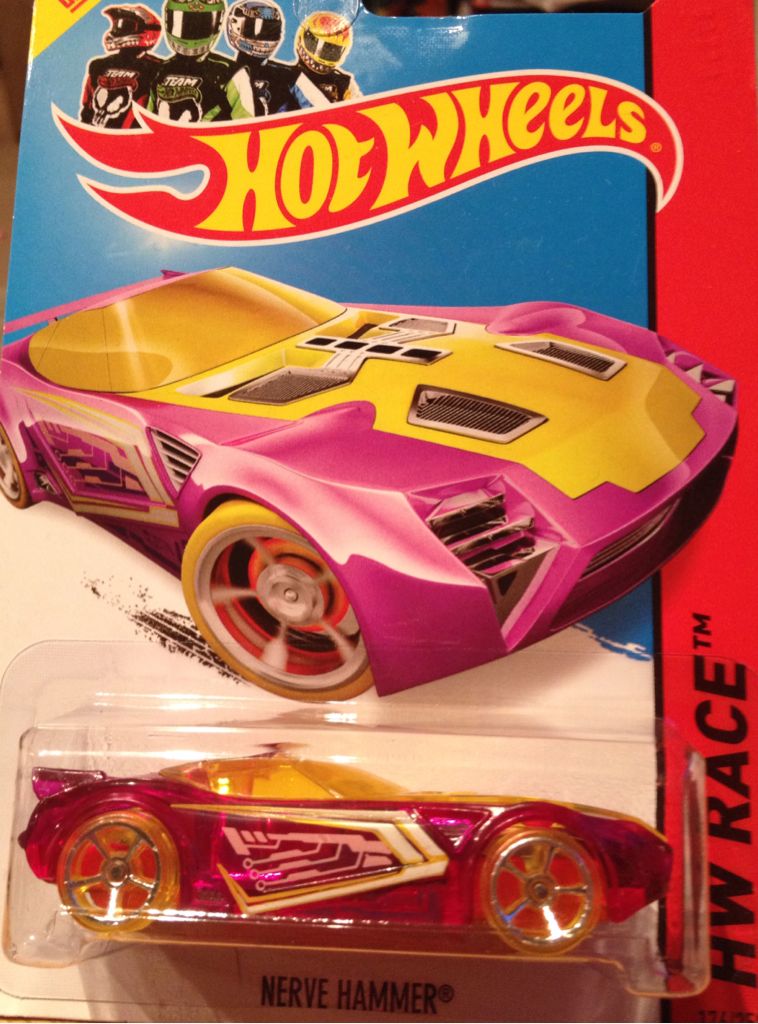 Nerve Hammer ( Pink) - X-Raycers toy car collectible - Main Image 1