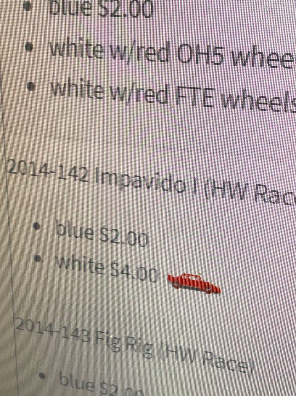 Impavido 1 - 2014 HW Race - HW Race Team toy car collectible - Main Image 3