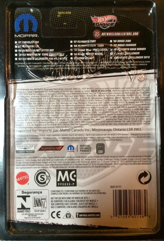 ’70 Dodge Hemi Challenger - HW Garage - Mopar toy car collectible - Main Image 2