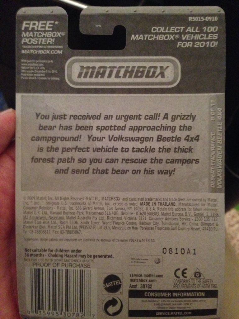 Volkswagen Beetle 4x4 - Desert Endurance toy car collectible - Main Image 2