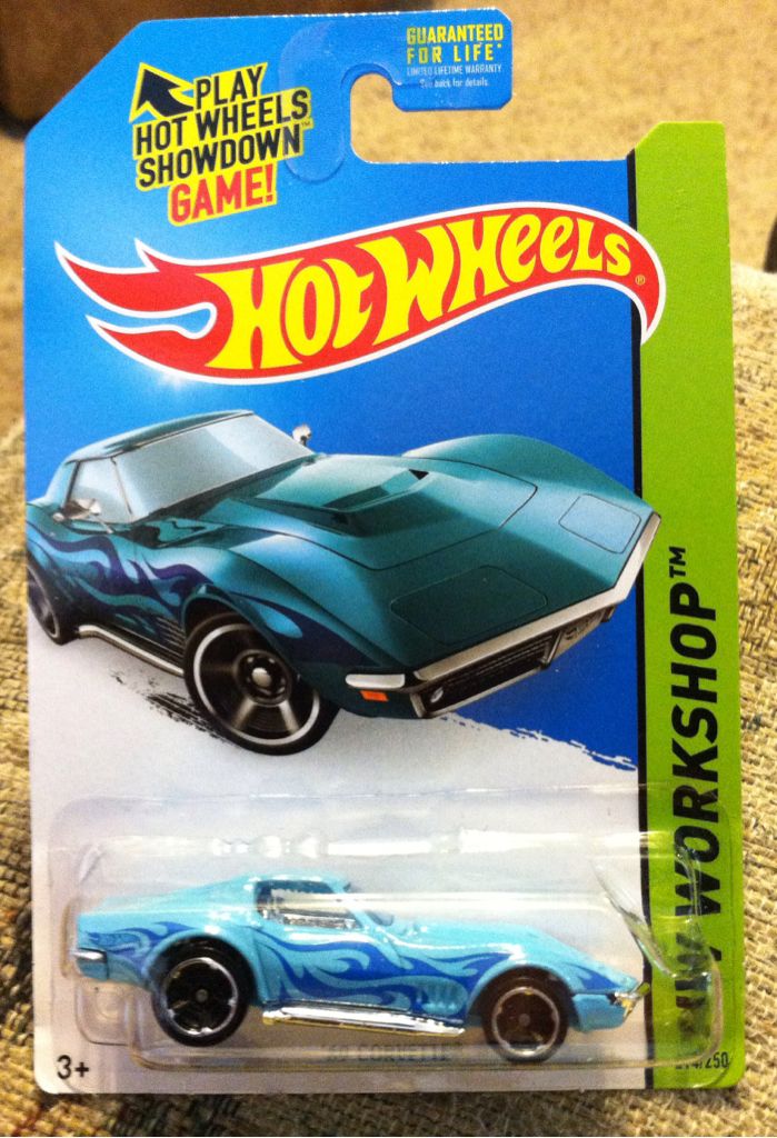’69 Corvette - ’14 HW Workshop toy car collectible - Main Image 2