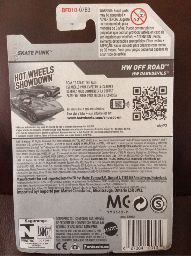 Skate Punk - HW Off-Road toy car collectible - Main Image 2