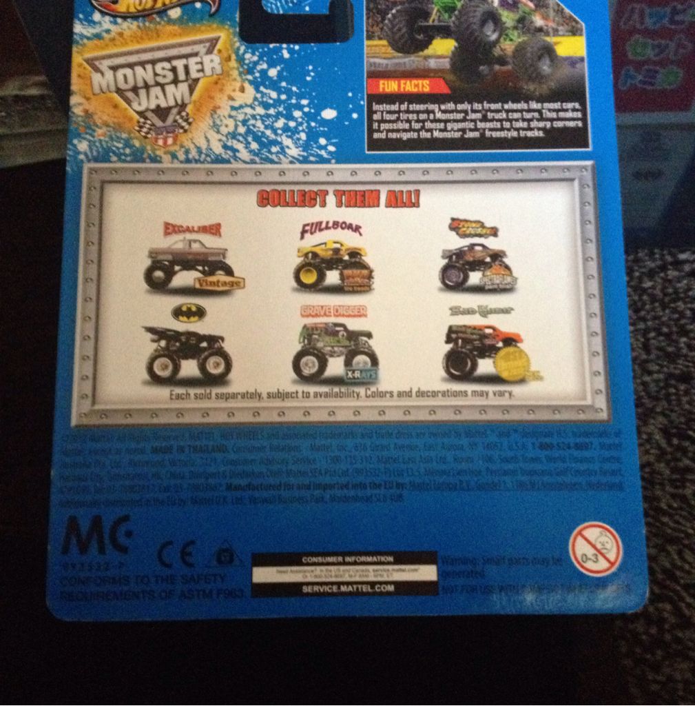 Monster Jam Excaliber - Monster Jam toy car collectible - Main Image 2