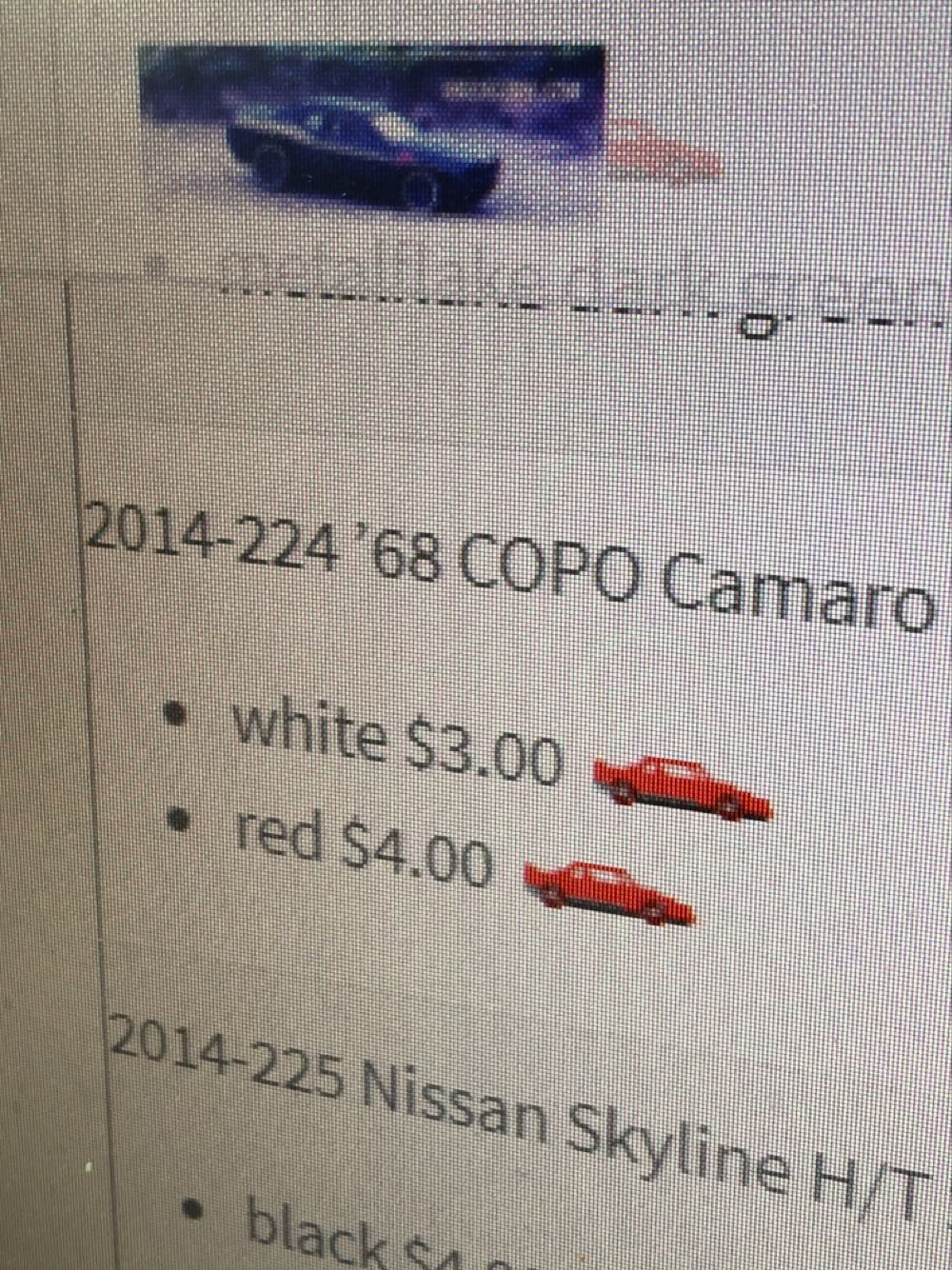 ’68 COPO Camaro - 2014 - HW Workshop - Then & Now toy car collectible - Main Image 3