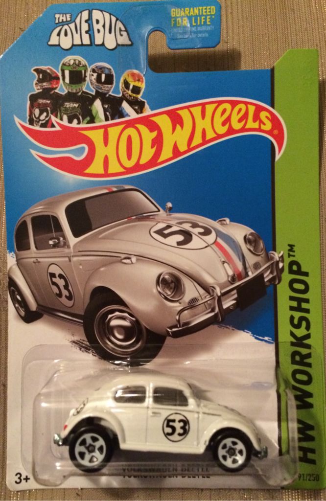 Volkswagen Beetle Herbie - HW All Stars toy car collectible - Main Image 1