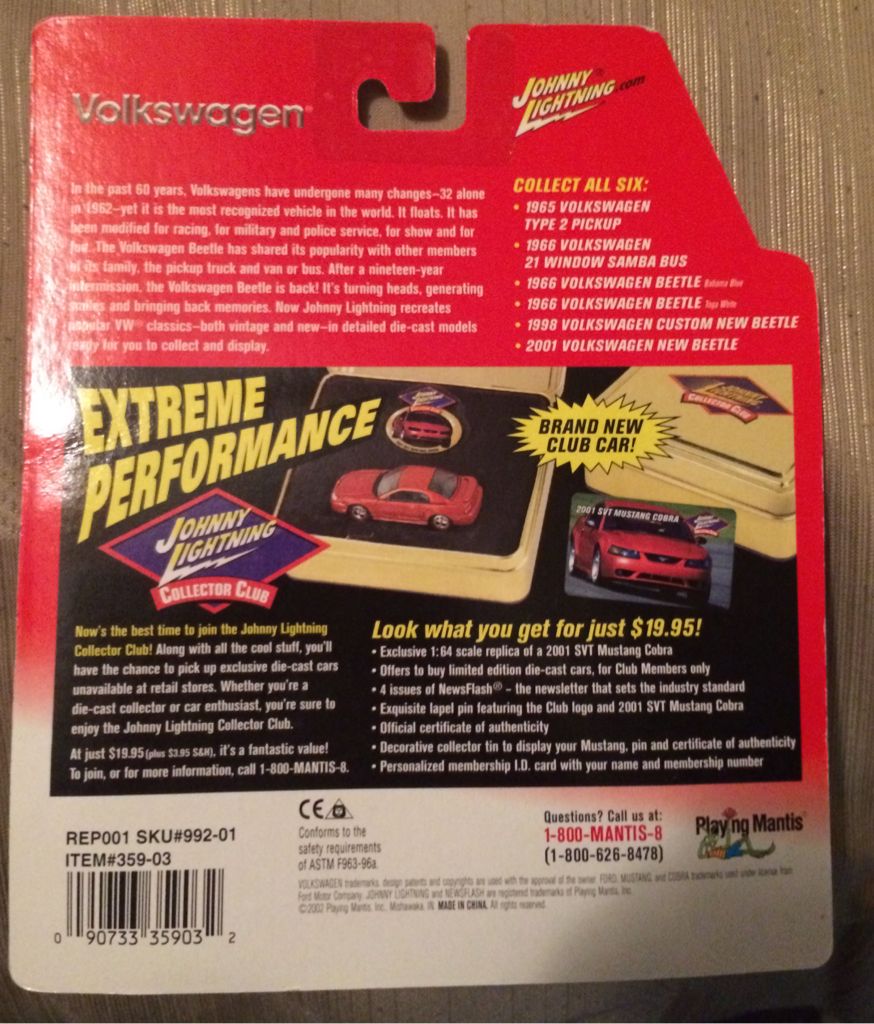 Volkswagen 1966 Beetle - Unlike Anything On The Road! Volkswagen toy car collectible - Main Image 2