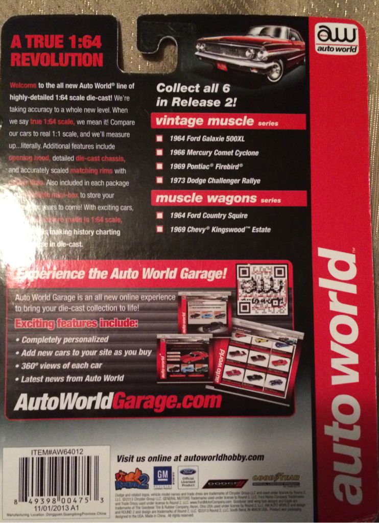 1969 Pontiac Firebird - Vintage Muscle toy car collectible - Main Image 2