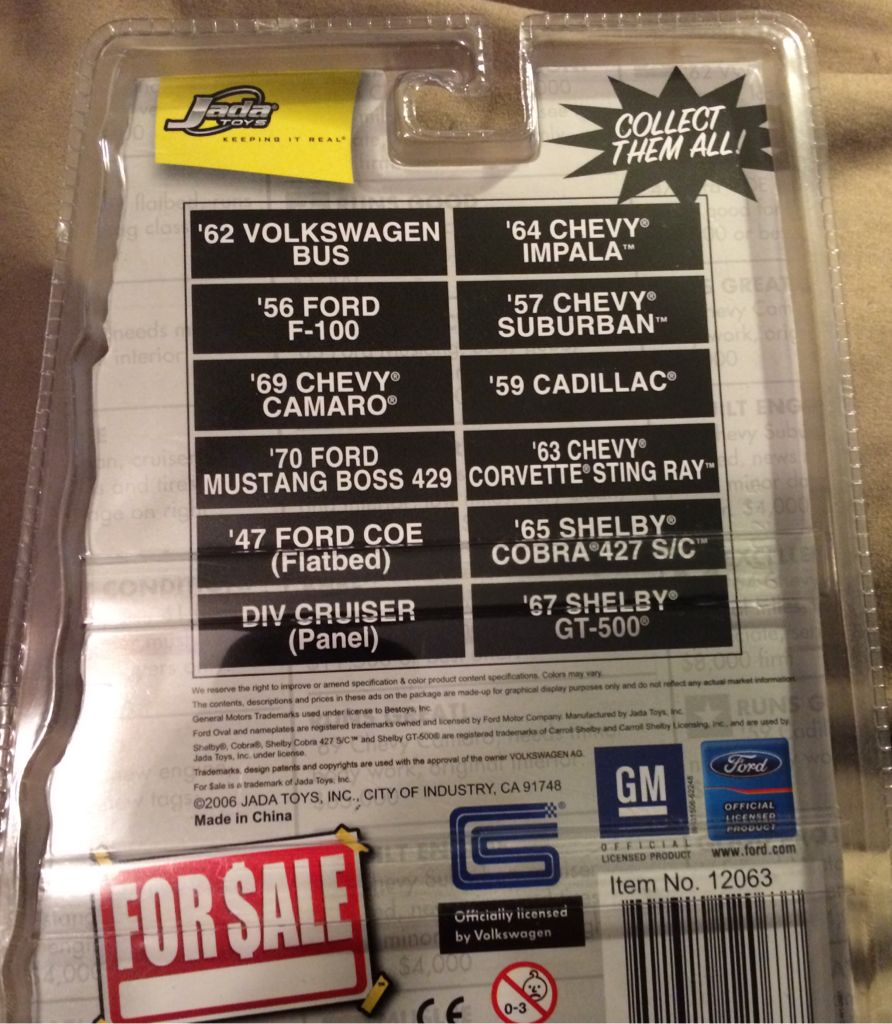 62 Volkswagen Bus - For Sale toy car collectible - Main Image 2