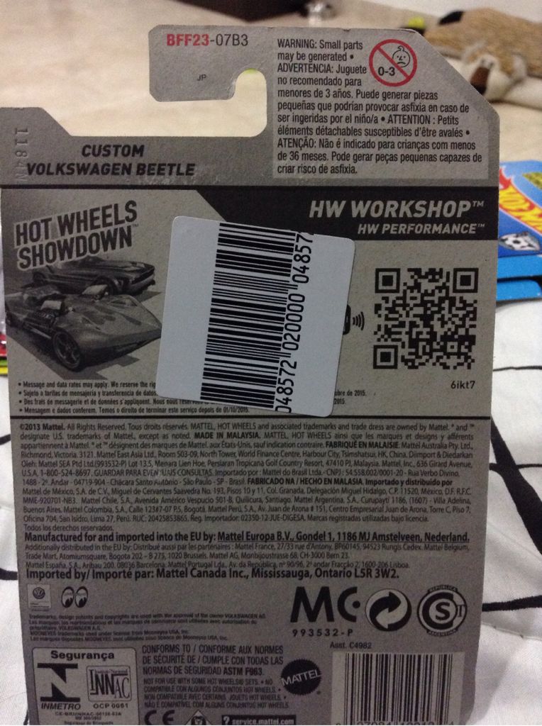 Custom Volskwagen Beetle - ’14 HW Workshop toy car collectible - Main Image 2