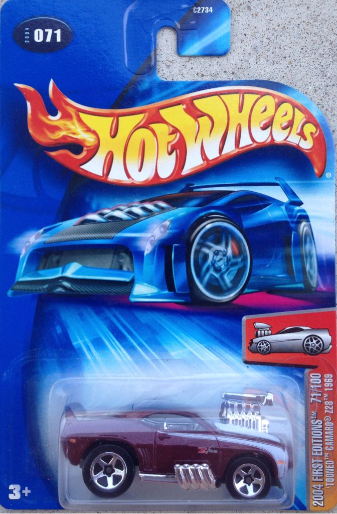 Hot Wheels Camaro Z28 ‘69 - Tooned toy car collectible - Main Image 1
