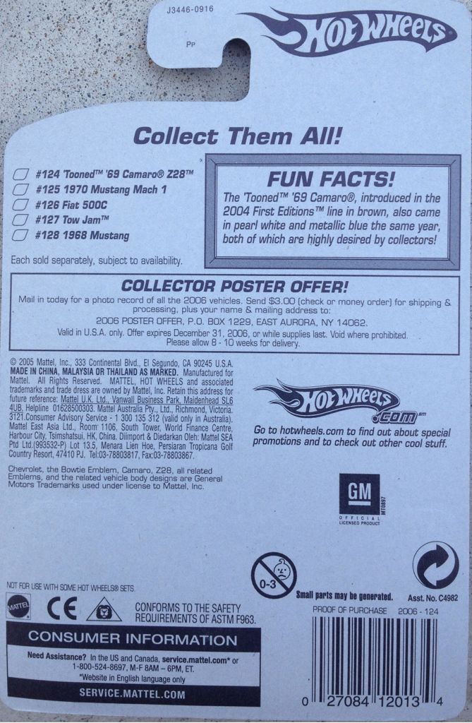 ’Tooned Camaro Z28 - Spiderman toy car collectible - Main Image 2