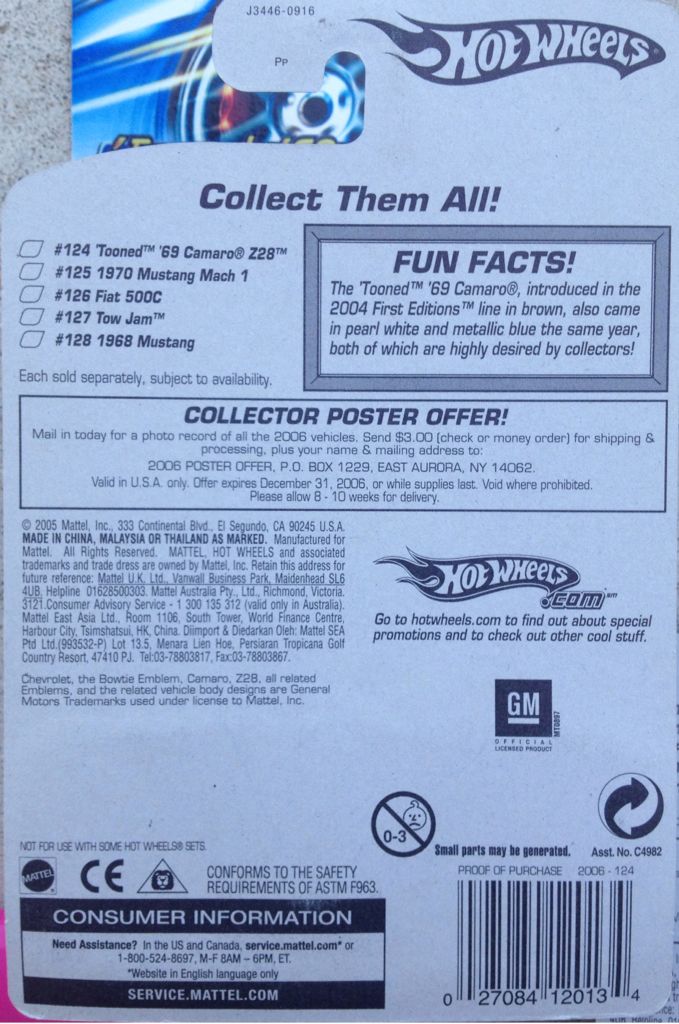 ’Tooned Camaro - ’Tooned toy car collectible - Main Image 2