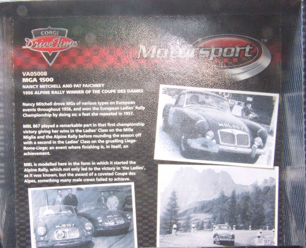 MG #326  toy car collectible - Main Image 2