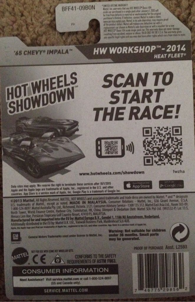 ’65 Impala - 2014 Treasure Hunt Series toy car collectible - Main Image 2