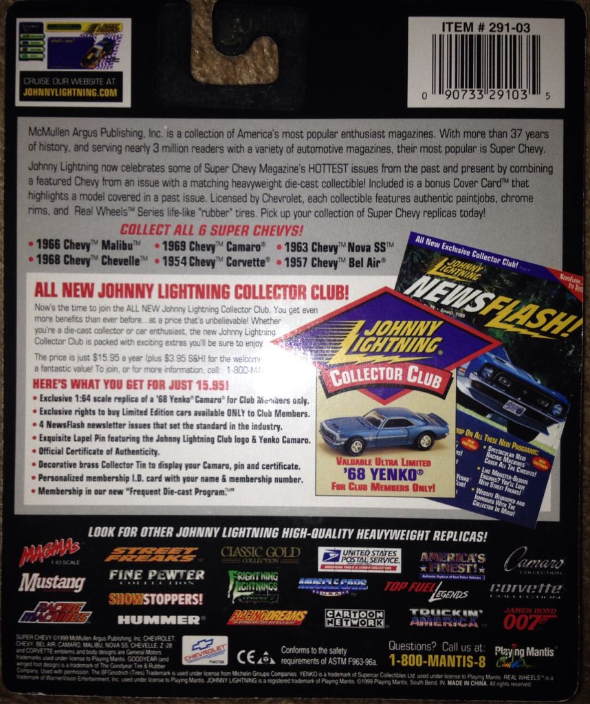 ’69 Camaro - Super Chevy toy car collectible - Main Image 2