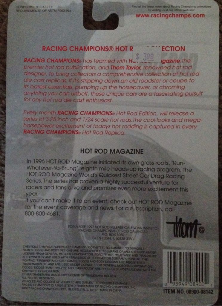 Hot Rod - Hot Rod Magazine toy car collectible - Main Image 2