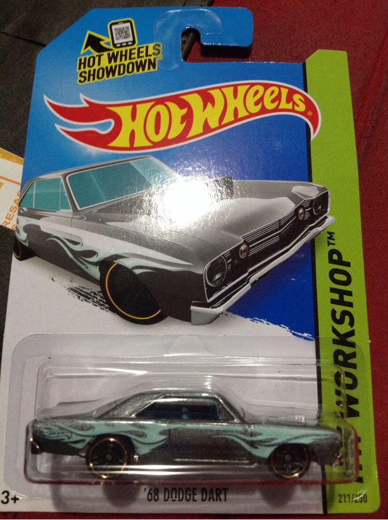 1968 Dodge Dart - 2014 HW Workshop toy car collectible - Main Image 1