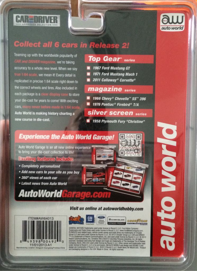 Auto World 1966 Chevy Chevelle SS 396 - Auto World 2020 Release 2 toy car collectible - Main Image 2