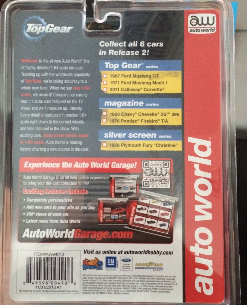 Auto World 1971 Ford Mustang Mach 1 - BBC Top Gear toy car collectible - Main Image 2