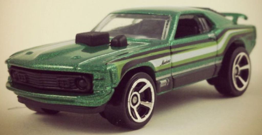 ’70 Ford Mustang Mach 1 - HW City toy car collectible - Main Image 2