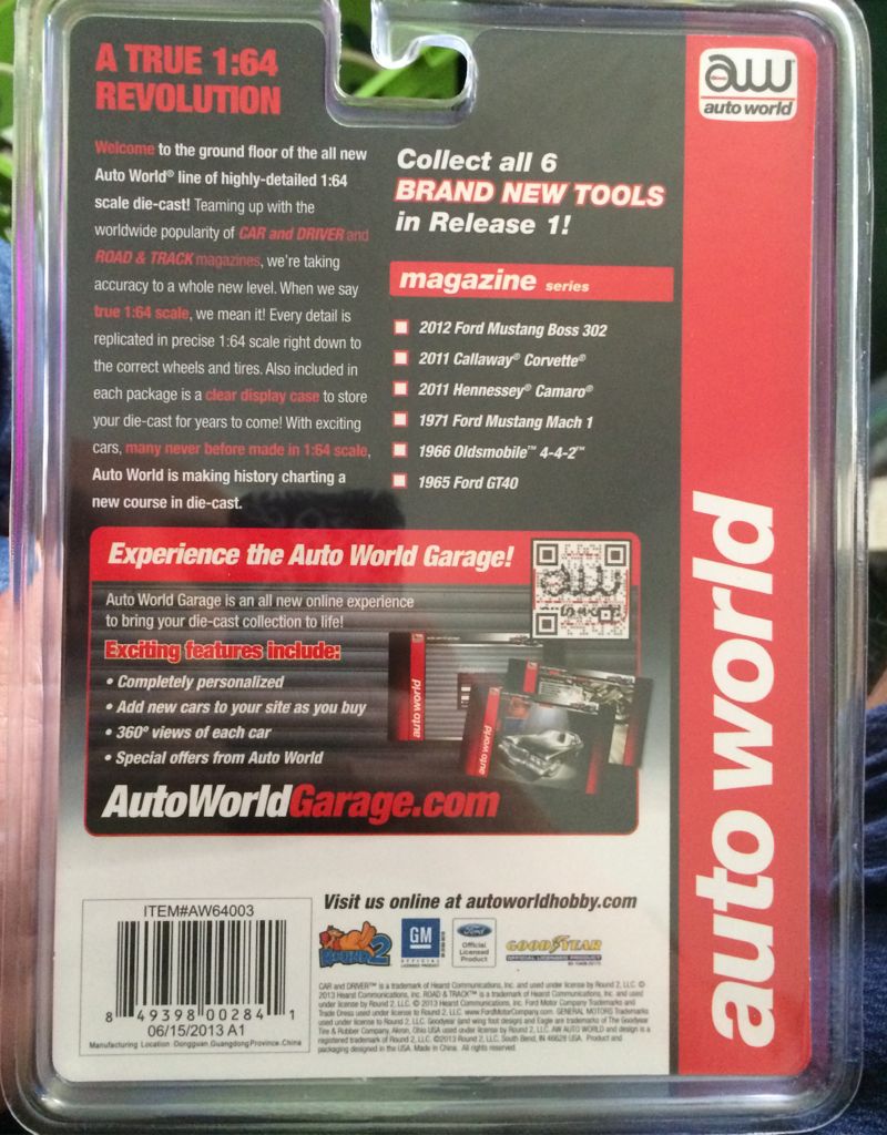 Auto World 2011 Callaway Corvette - Magazine Series toy car collectible - Main Image 2
