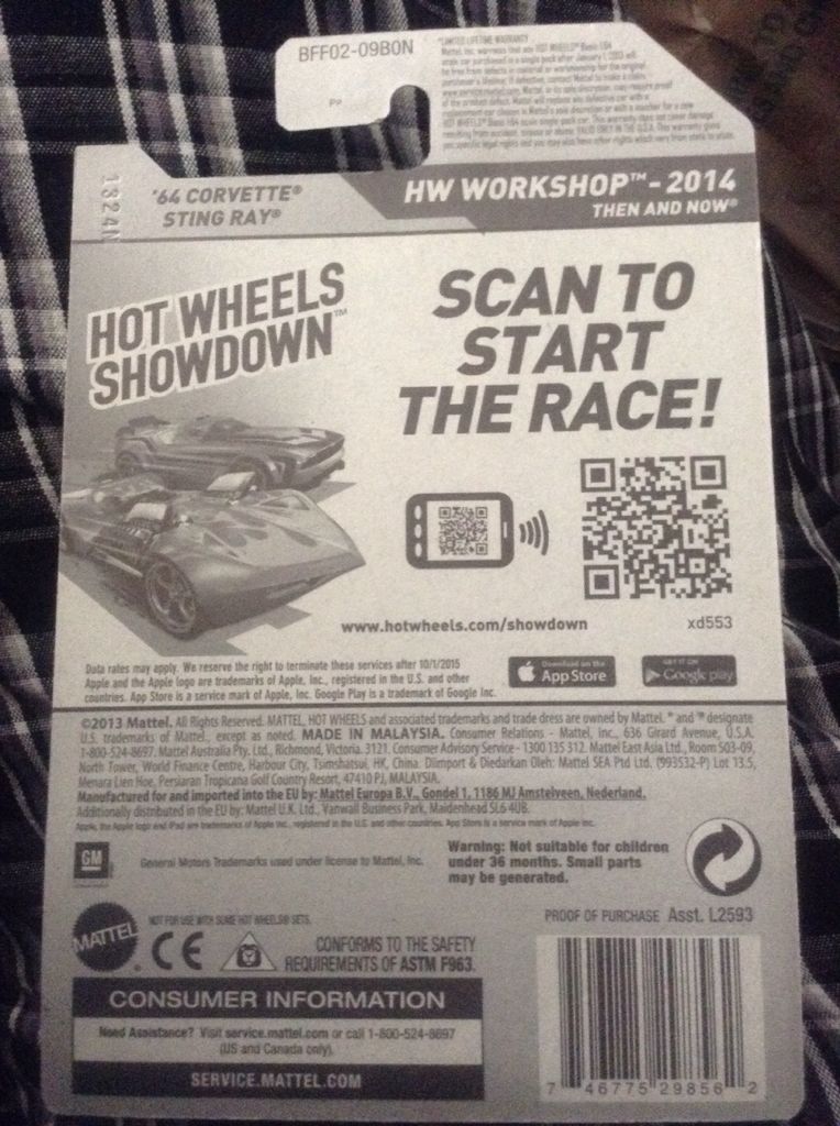 Chevrolet Corvette Sting Ray Coupé 1964 - HW Work Shop - Then and Now - 2014 toy car collectible - Main Image 2