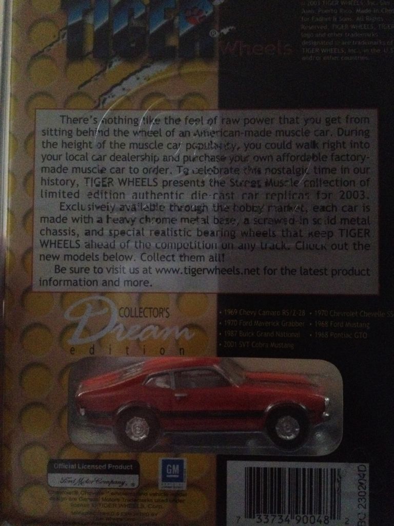 1970 Ford Maverick Grabber - Collectors Dream Edition toy car collectible - Main Image 2