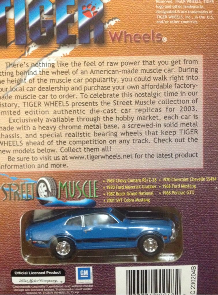 1970 Ford Maverick Grabber - Street Muscle toy car collectible - Main Image 2