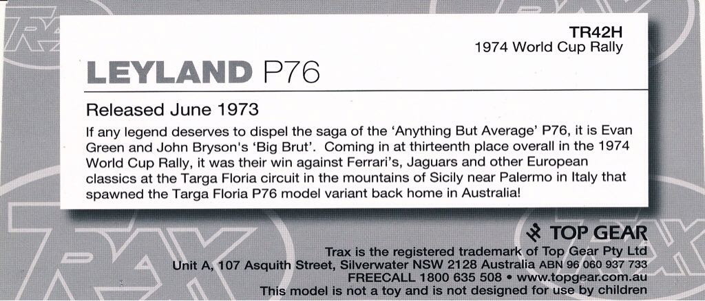 LEYLAND  toy car collectible - Main Image 2