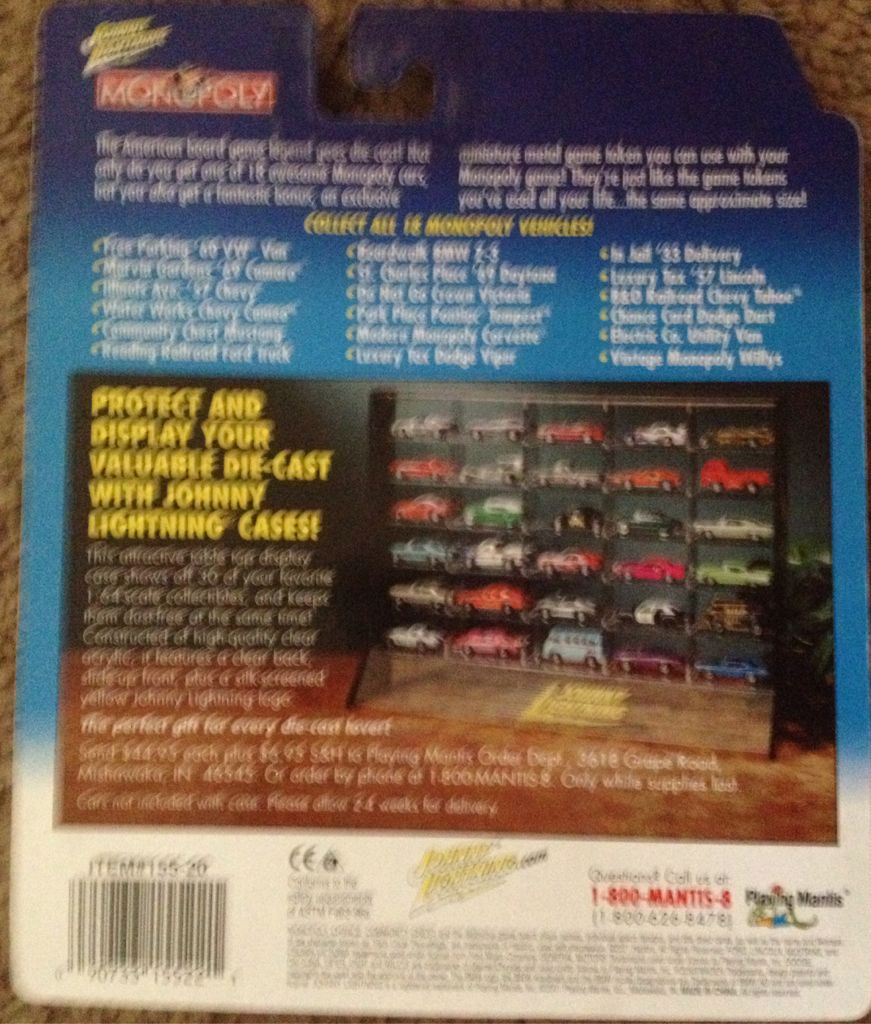 Monopoly Water Works - Johnny Lightning - Monopoly toy car collectible - Main Image 2