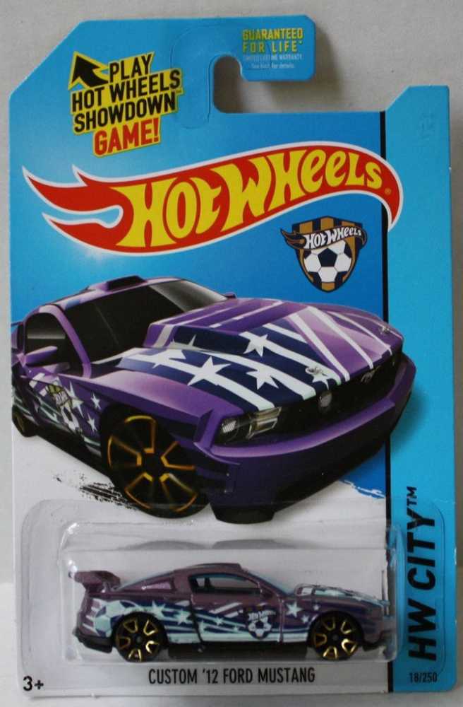 Custom ‘12 Ford Mustang - HW City - HW Goal toy car collectible - Main Image 3