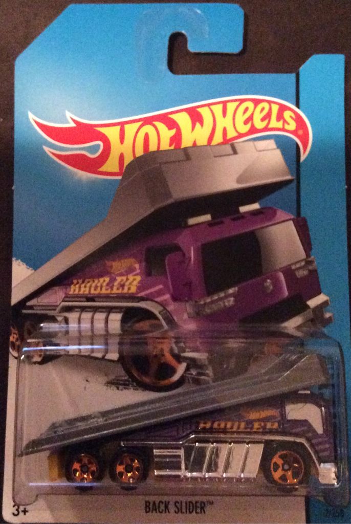 Hotwheels Back Slider  toy car collectible - Main Image 1
