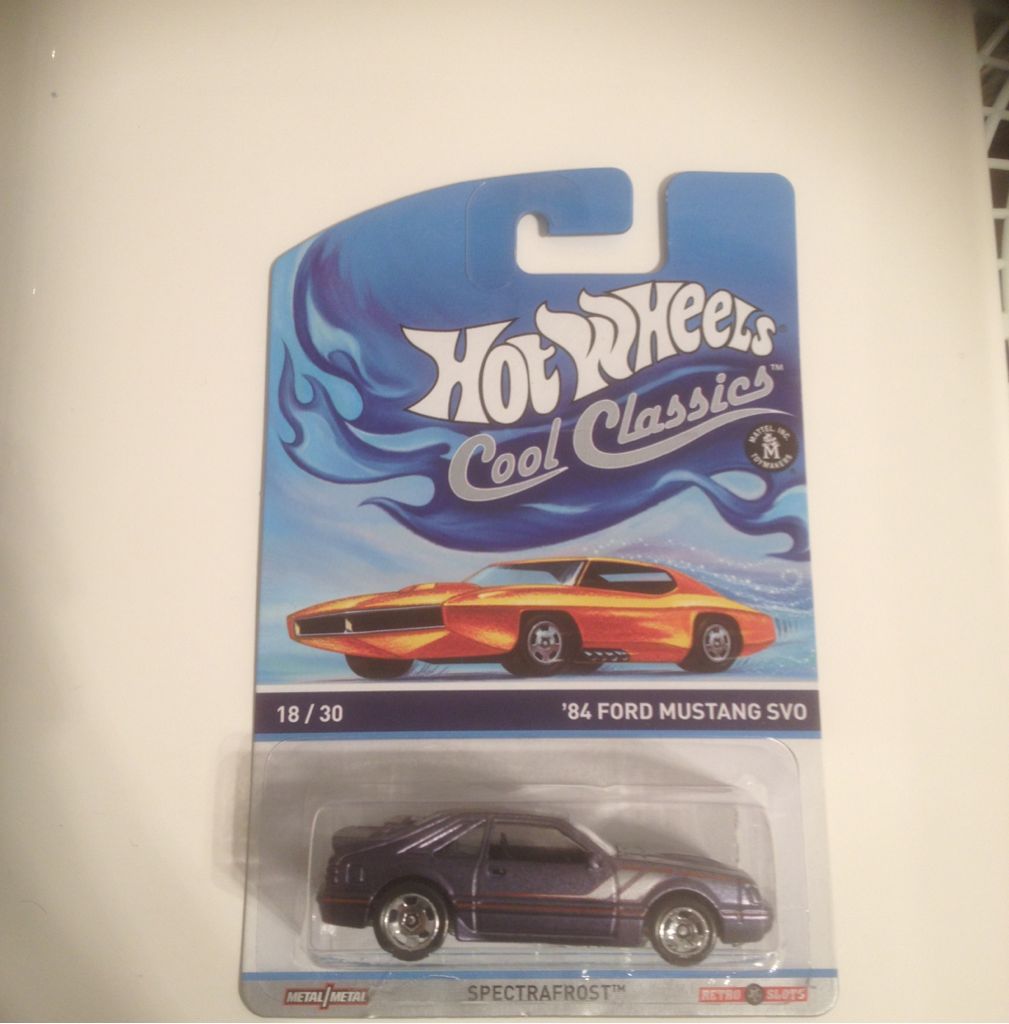 1984 Ford Mustang SVO - 2013 Cool Classics - Spectrafrost toy car collectible - Main Image 1