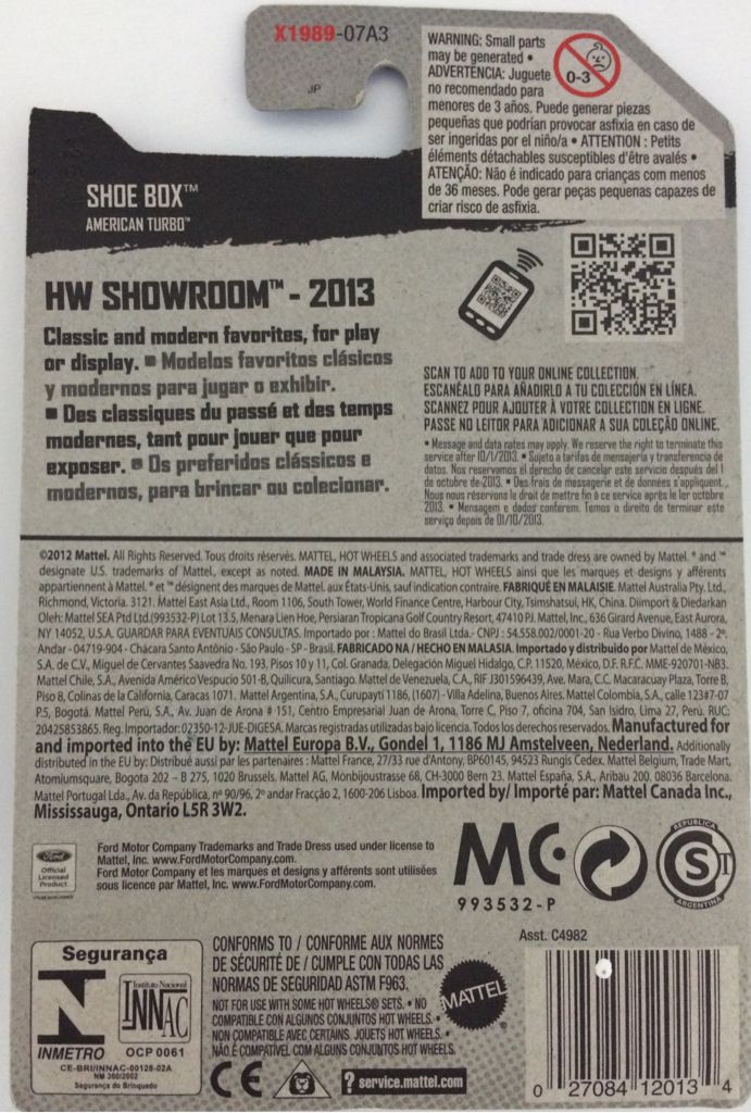 Shoe Box - American Turbo toy car collectible - Main Image 2