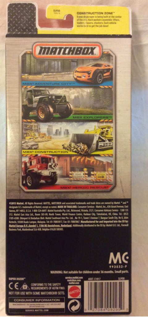 Construction Zone 5-Pack  toy car collectible - Main Image 2