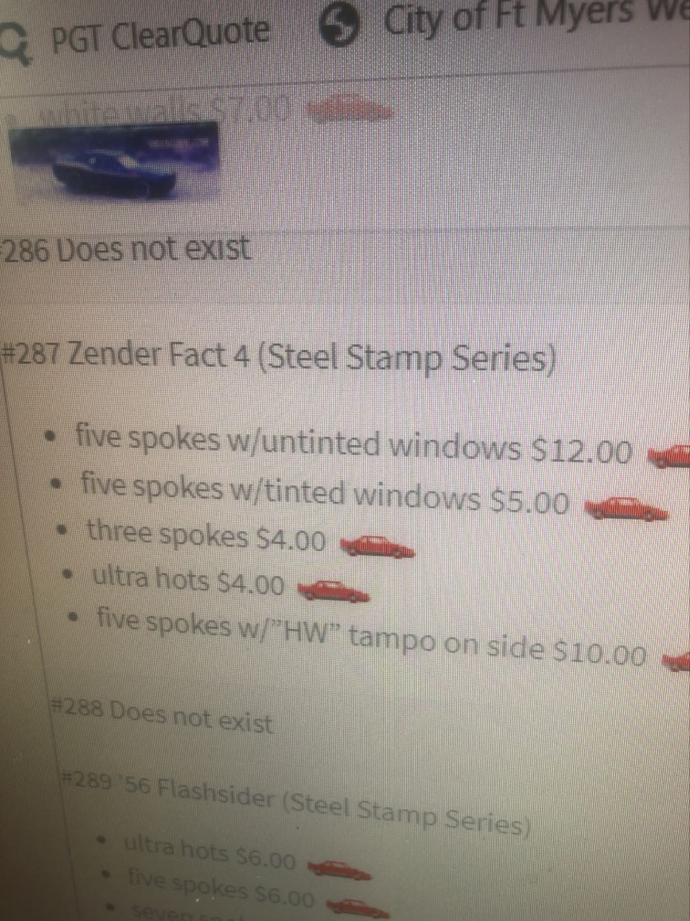 Zender Fact 4 - 1995 Steel Stamp Series toy car collectible - Main Image 3