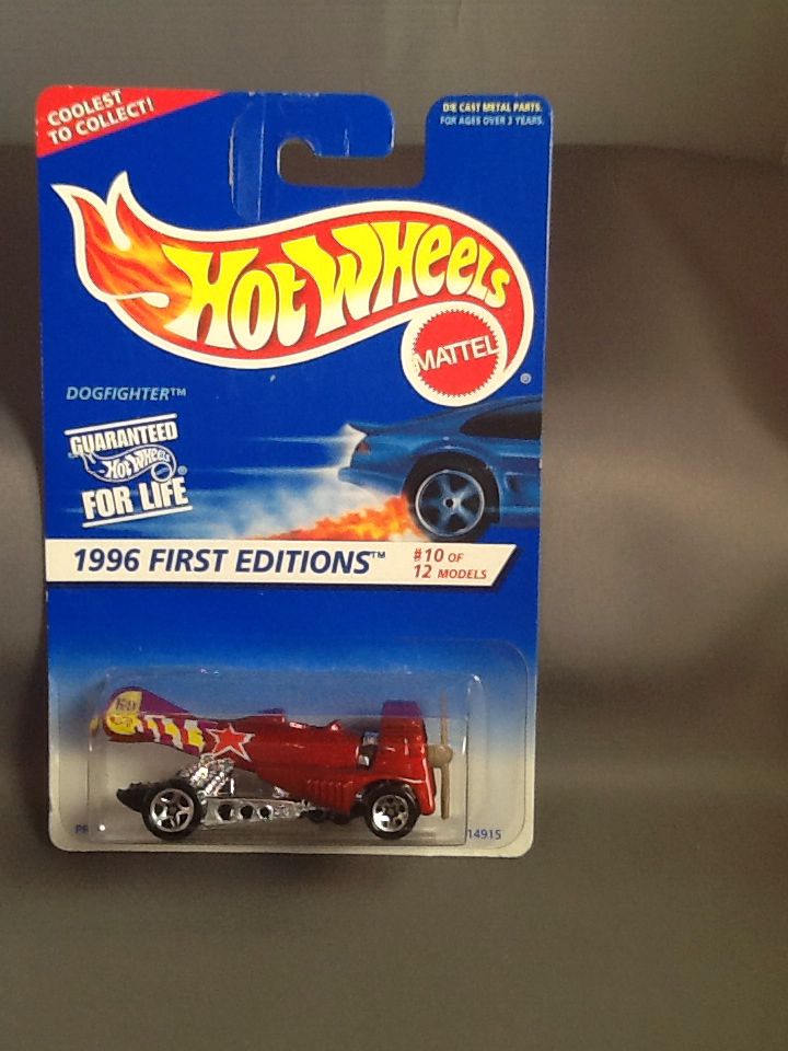 Dogfighter 5sp Crome Engine - 1996 FIRST EDITION toy car collectible - Main Image 1